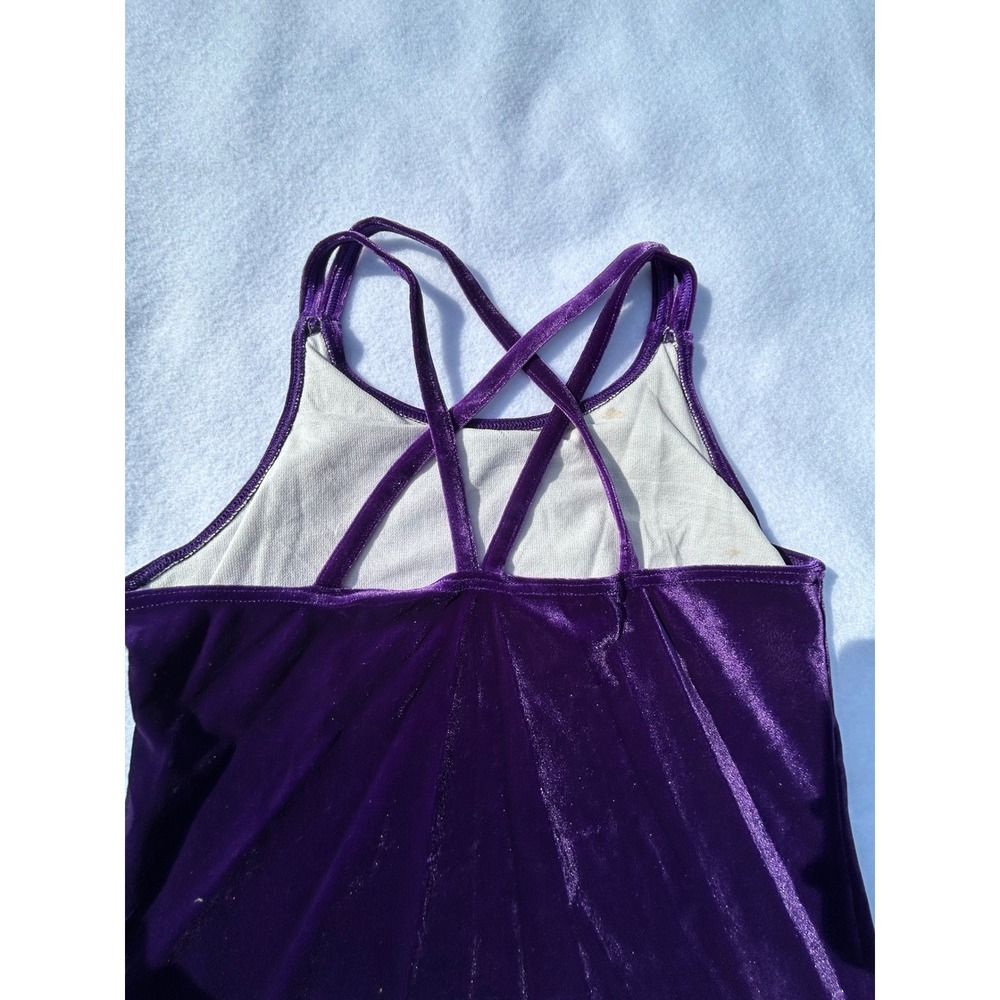 Body Wrappers Purple Girls Tank Vintage 90s - Picture 6 of 9